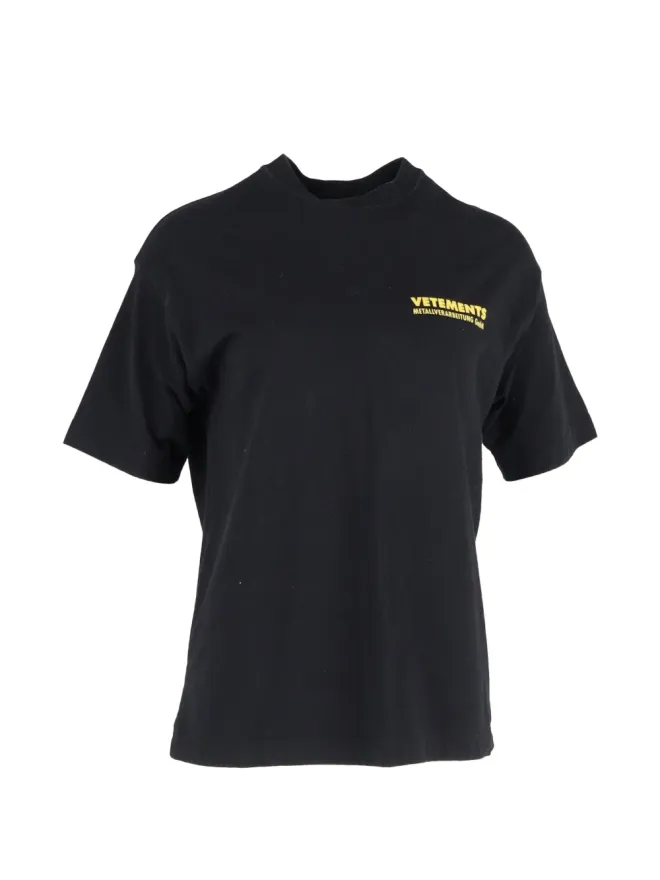 VETEMENTS VETEMENTS ロゴプリント オーバーサイズ Tシャツの商品画像