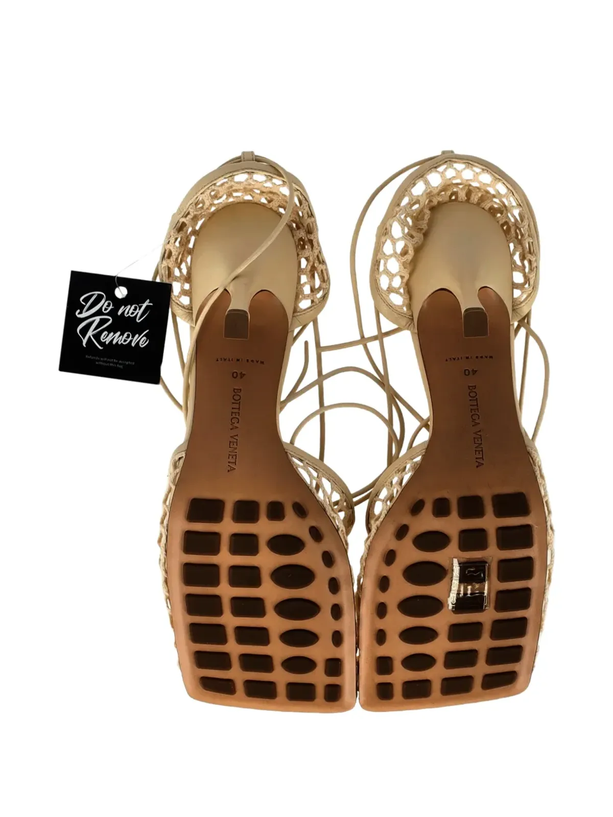 Bottega Veneta Pre-Owned アンクルタイサンダル - 画像4