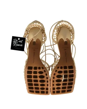 Bottega Veneta Pre-Owned アンクルタイサンダル - サムネイル4
