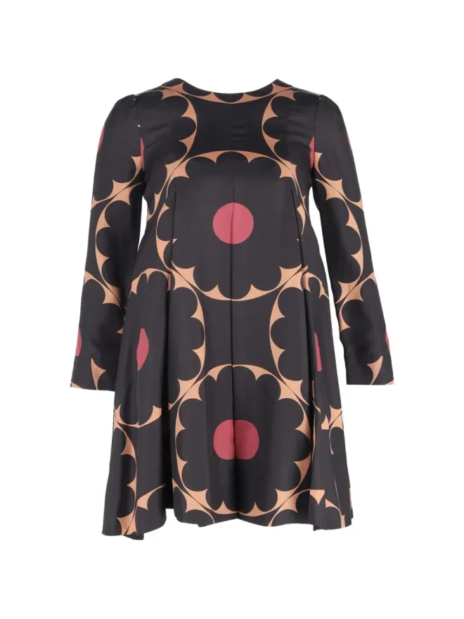 Marc Jacobs Vintage Marc Jacobs Vintage 花柄プリント ミニドレス - ブラックの商品画像