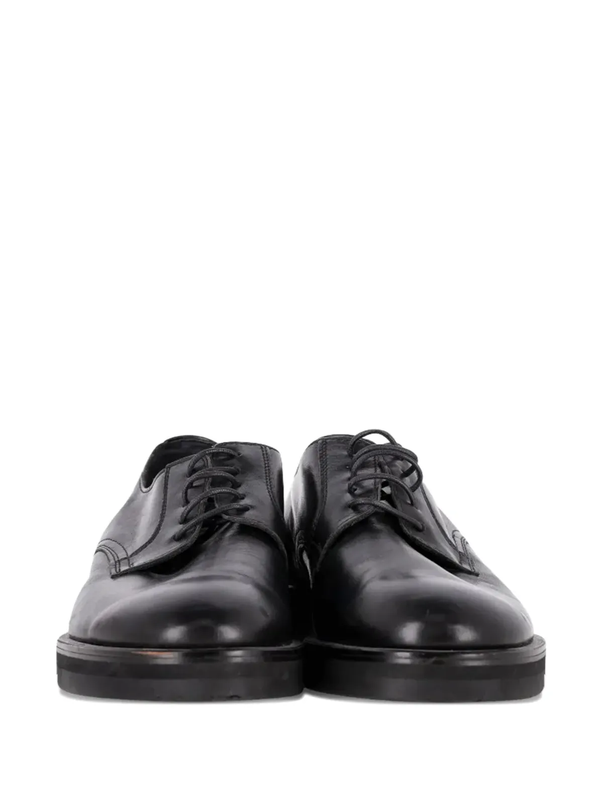 Yohji Yamamoto Pre-Owned レースアップレザー ダービーシューズ - 画像5