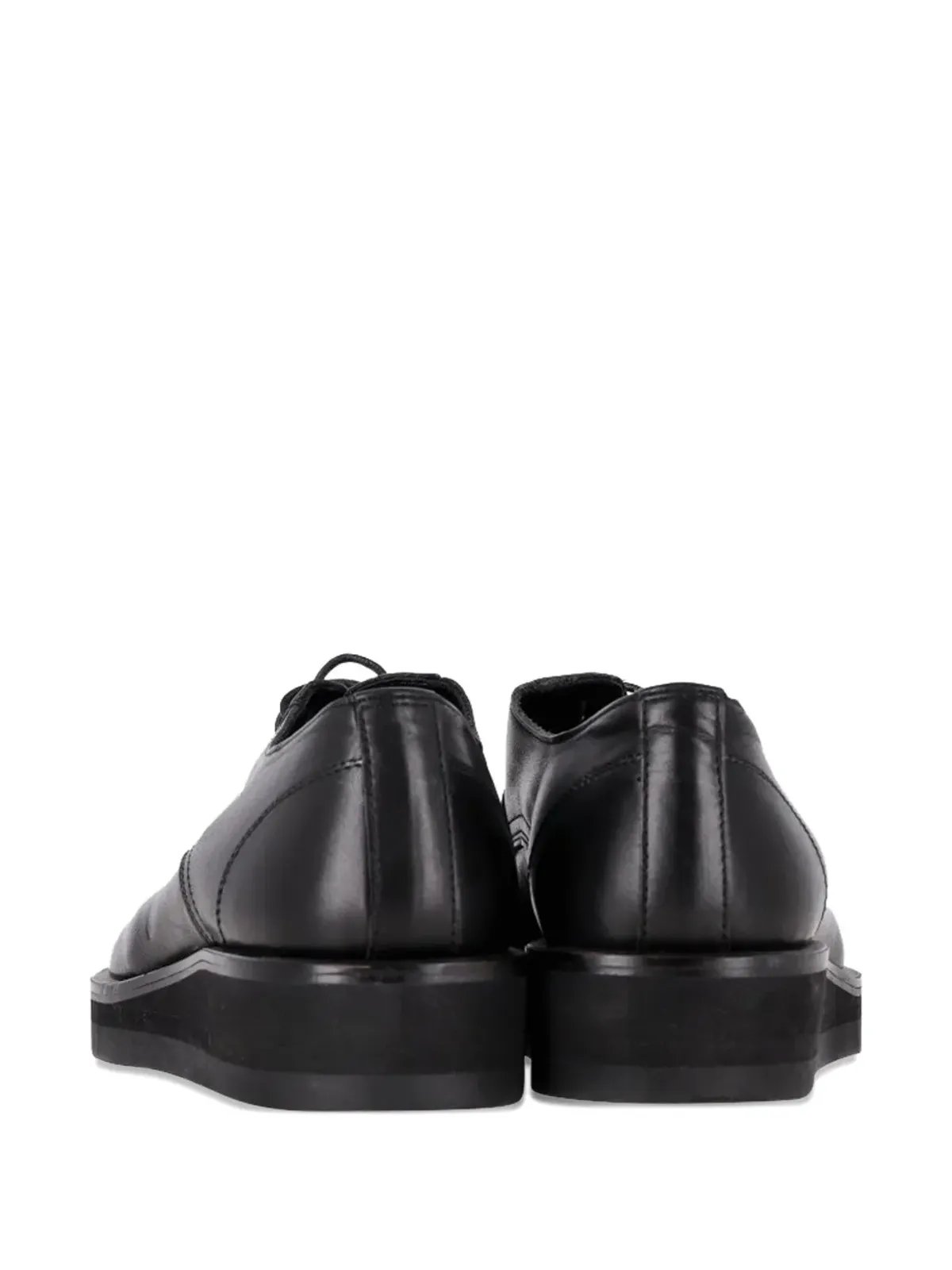 Yohji Yamamoto Pre-Owned レースアップレザー ダービーシューズ - 画像3