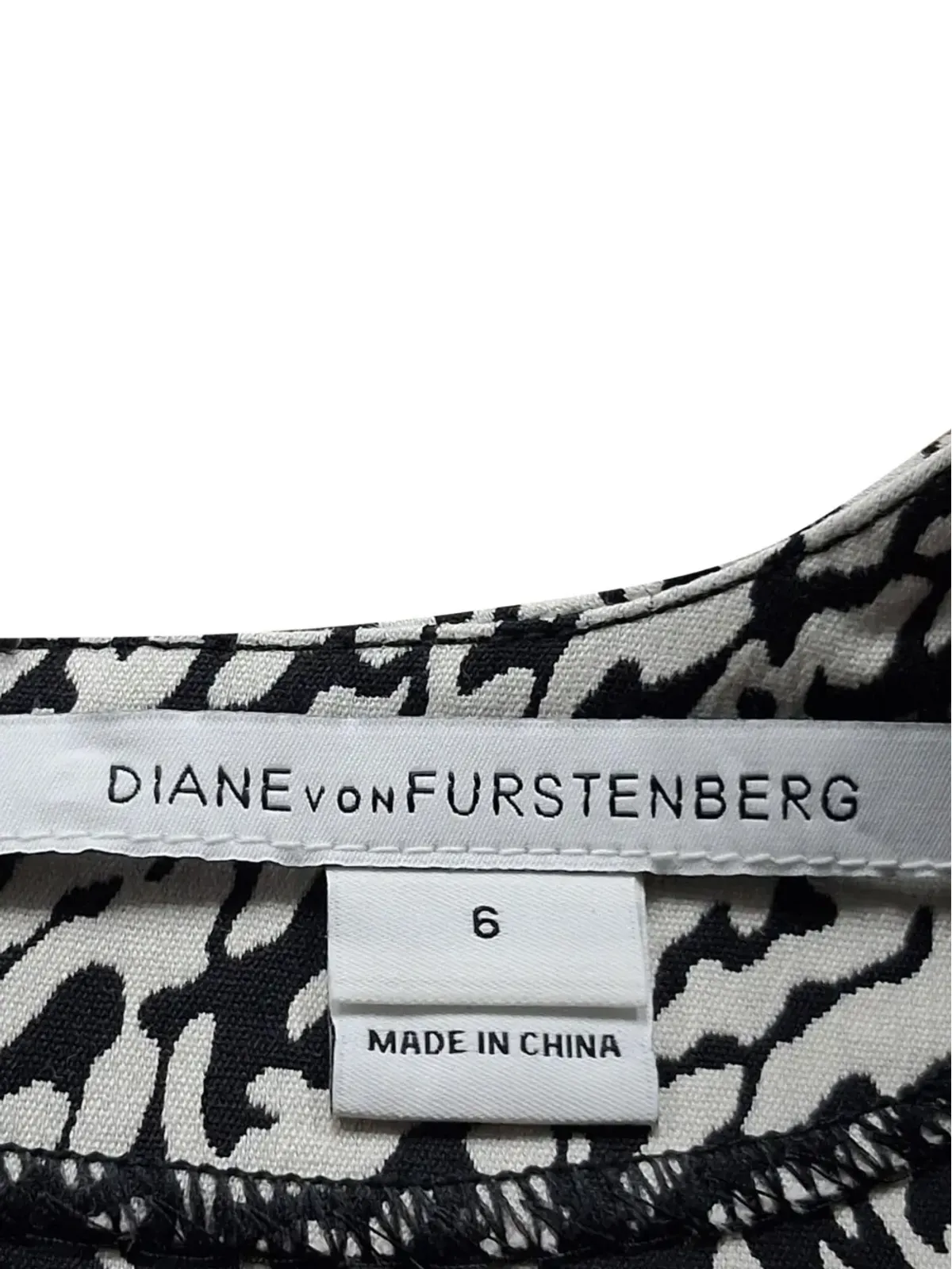 Diane Von Furstenberg Vintage 蛇柄ミニドレス - 画像3