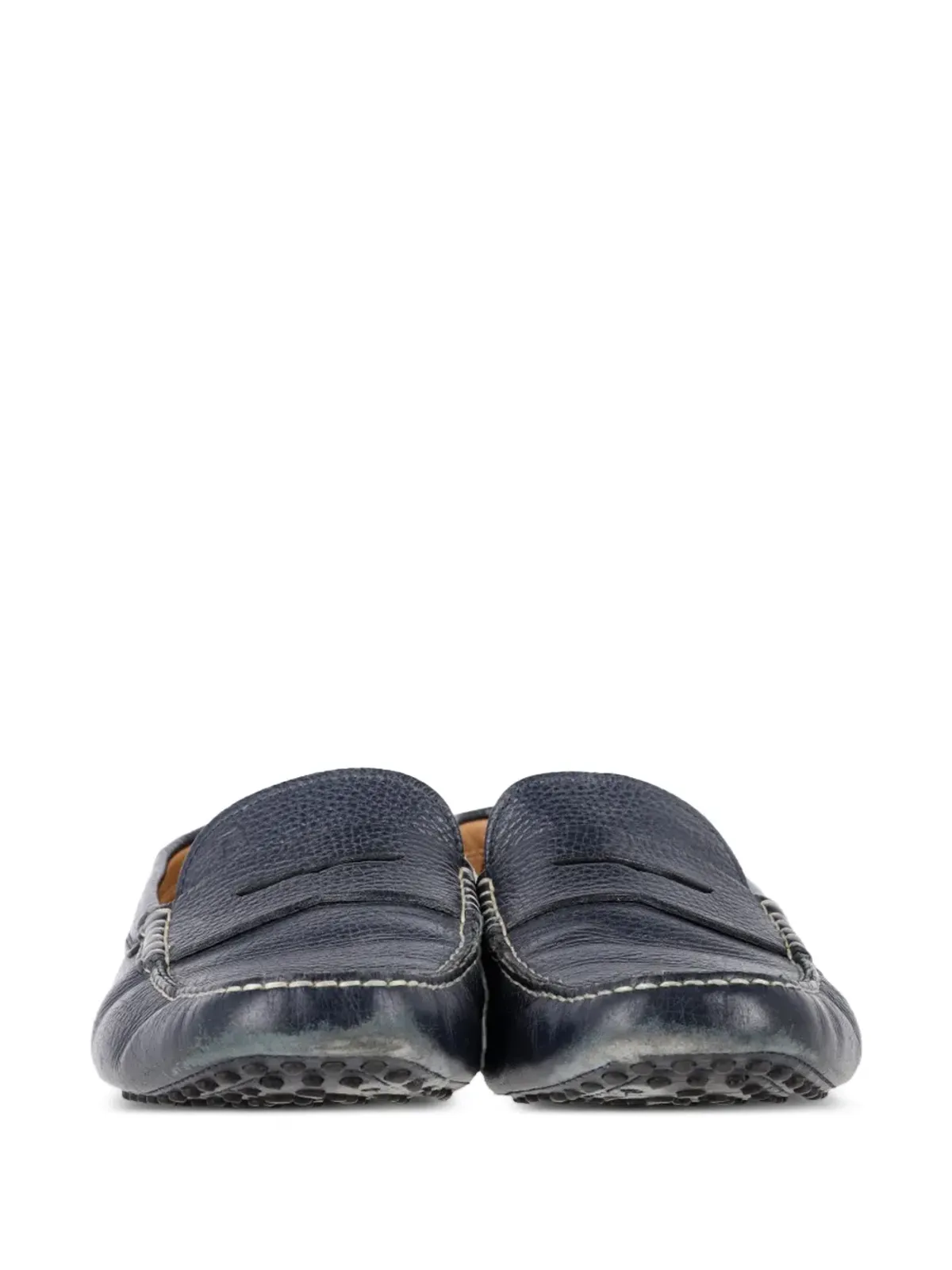 Tod's Vintage ブルー レザー ローファー - 画像4