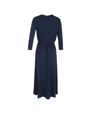 Lanvin Pre-Owned Vネック長袖ミディドレス - サムネイル2