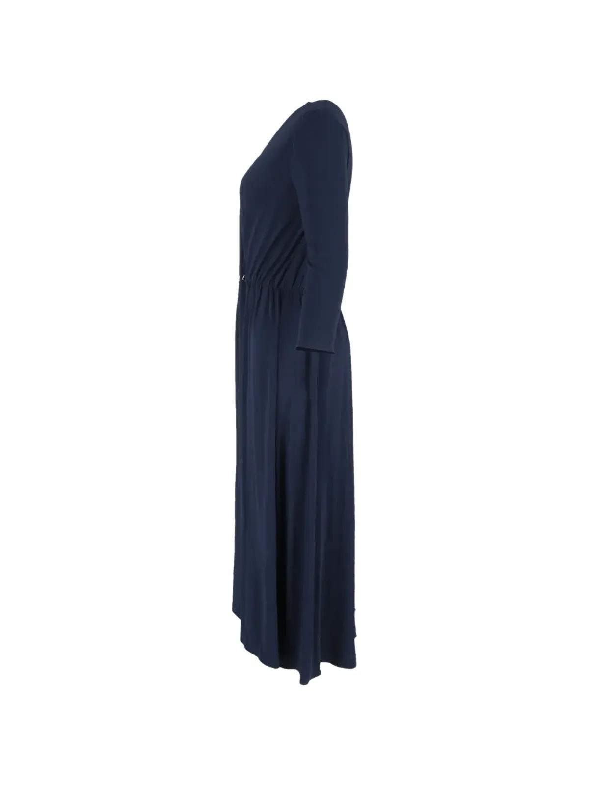 Lanvin Pre-Owned Vネック長袖ミディドレス - 画像3