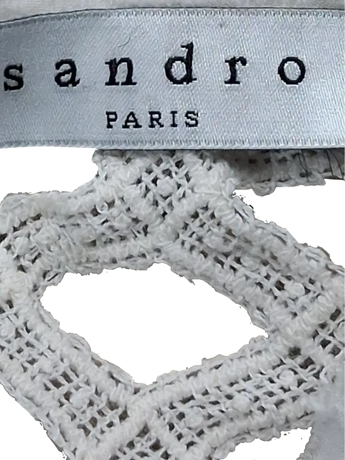 SANDRO Rita mini dress - Neutrals - 画像3