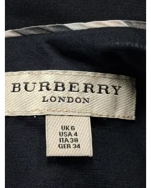 Burberry Pre-Owned Vネック半袖ミディドレス - サムネイル3