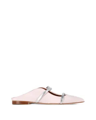 Malone Souliers Maureen サテン・コントラストストラップミュール - ピンク - サムネイル1