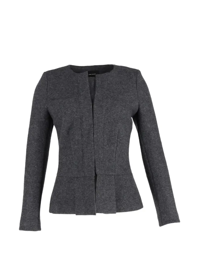 Isabel Marant Vintage Isabel Marant Vintage プリーツ襟なしジャケットの商品画像