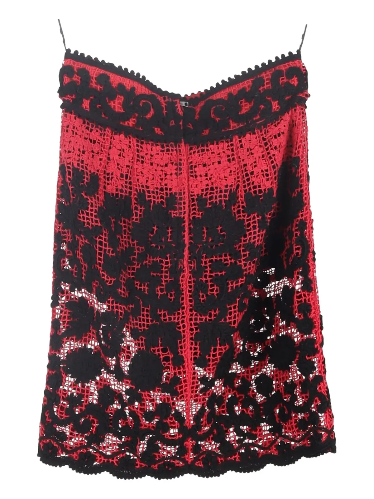 Dolce & Gabbana Pre-Owned レースディテールスカート - レッド - 画像2