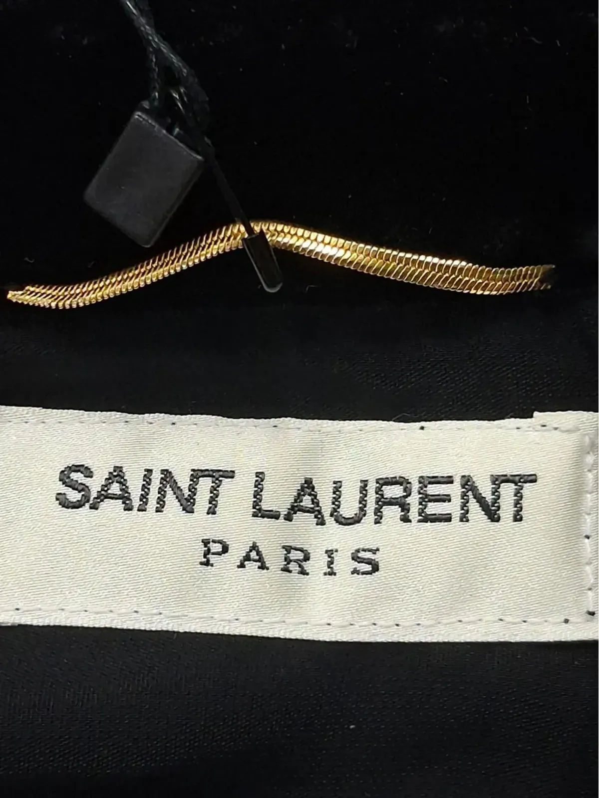 Saint Laurent Pre-Owned ベルベットシャツ - 画像3