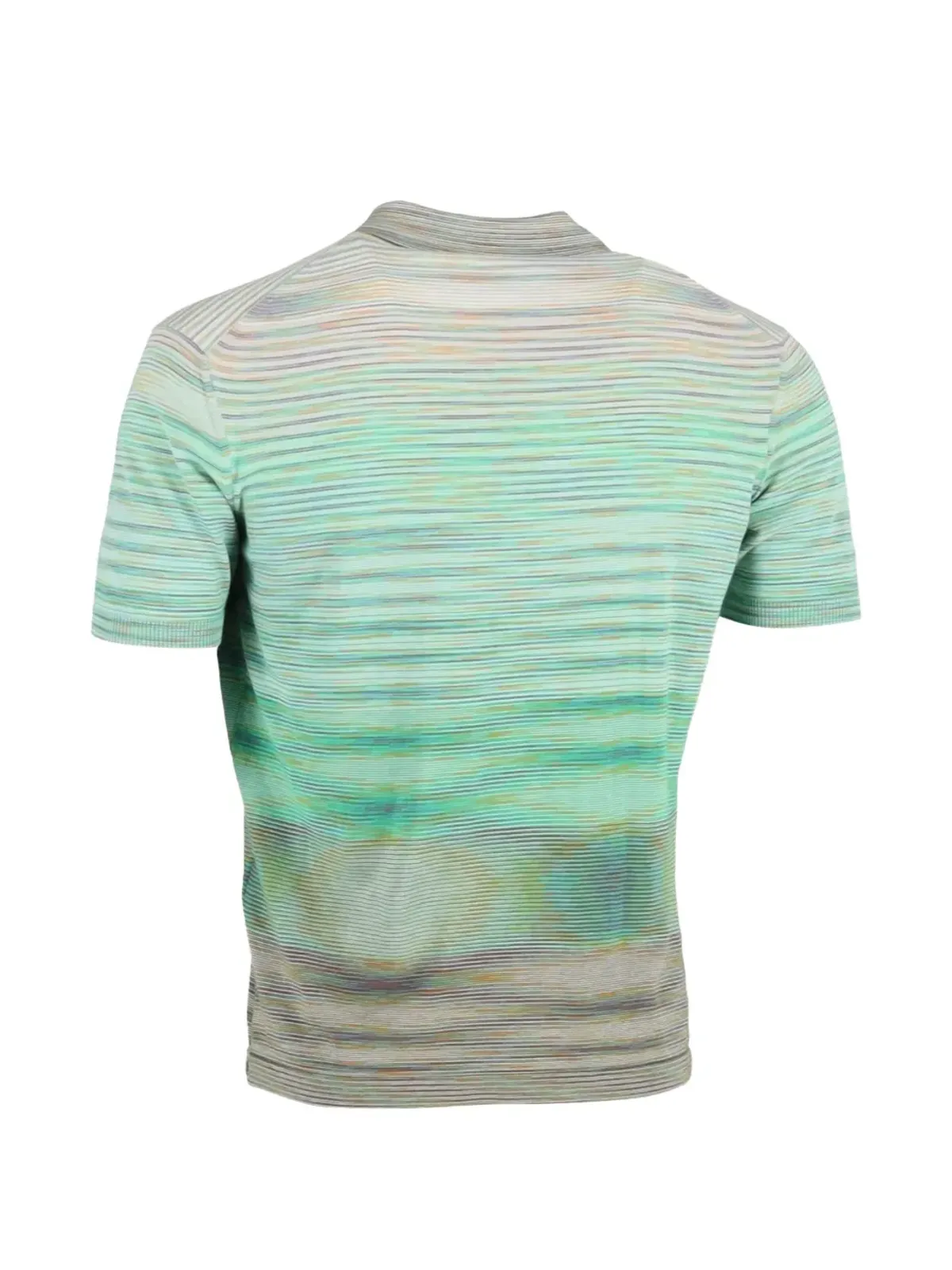 Missoni Pre-Owned ストライプコットンポロシャツ - 画像2