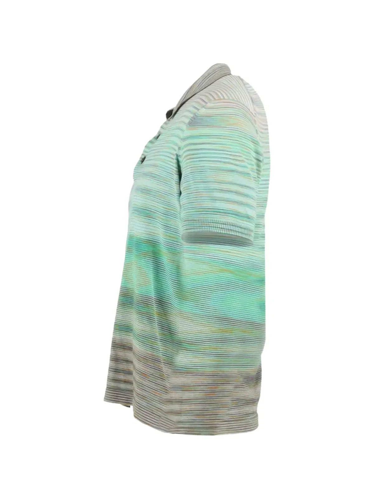 Missoni Pre-Owned ストライプコットンポロシャツ - 画像3