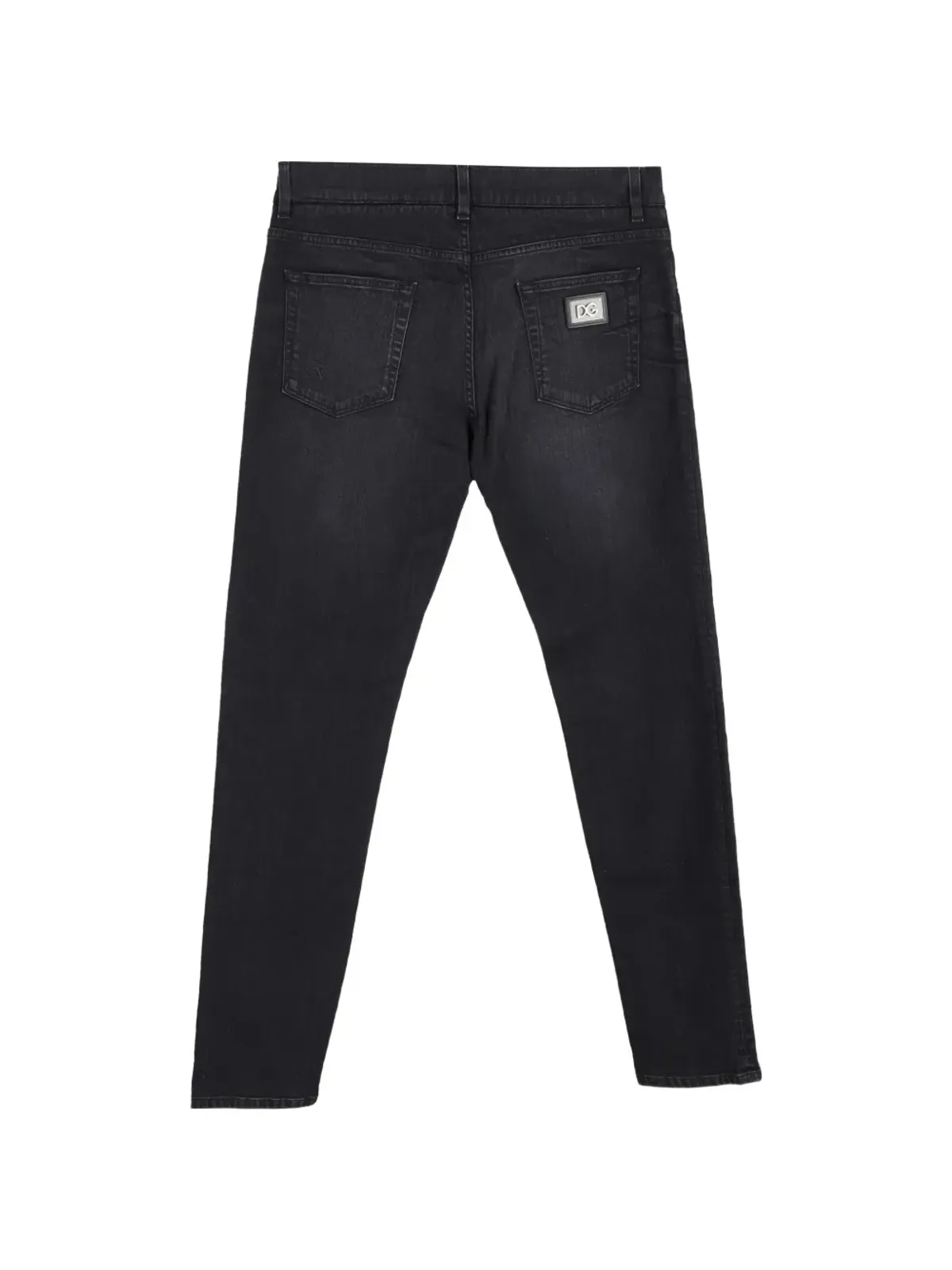Dolce & Gabbana Pre-Owned スリムフィットジーンズ(ブラック) - 画像2