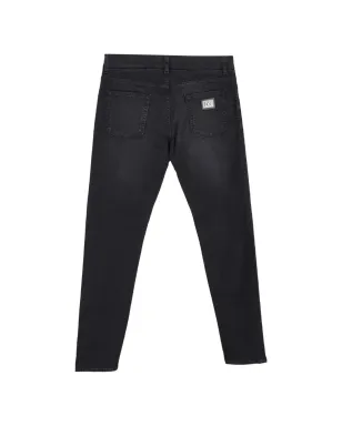 Dolce & Gabbana Pre-Owned スリムフィットジーンズ(ブラック) - サムネイル2