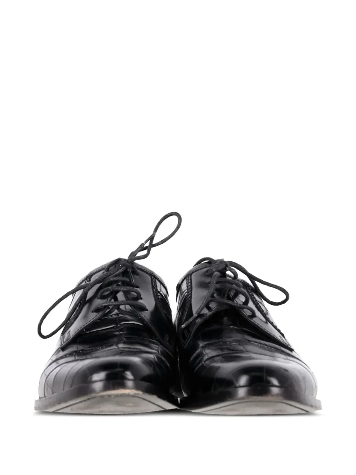 Saint Laurent Pre-Owned レースアップ・ダービーシューズ - 画像5