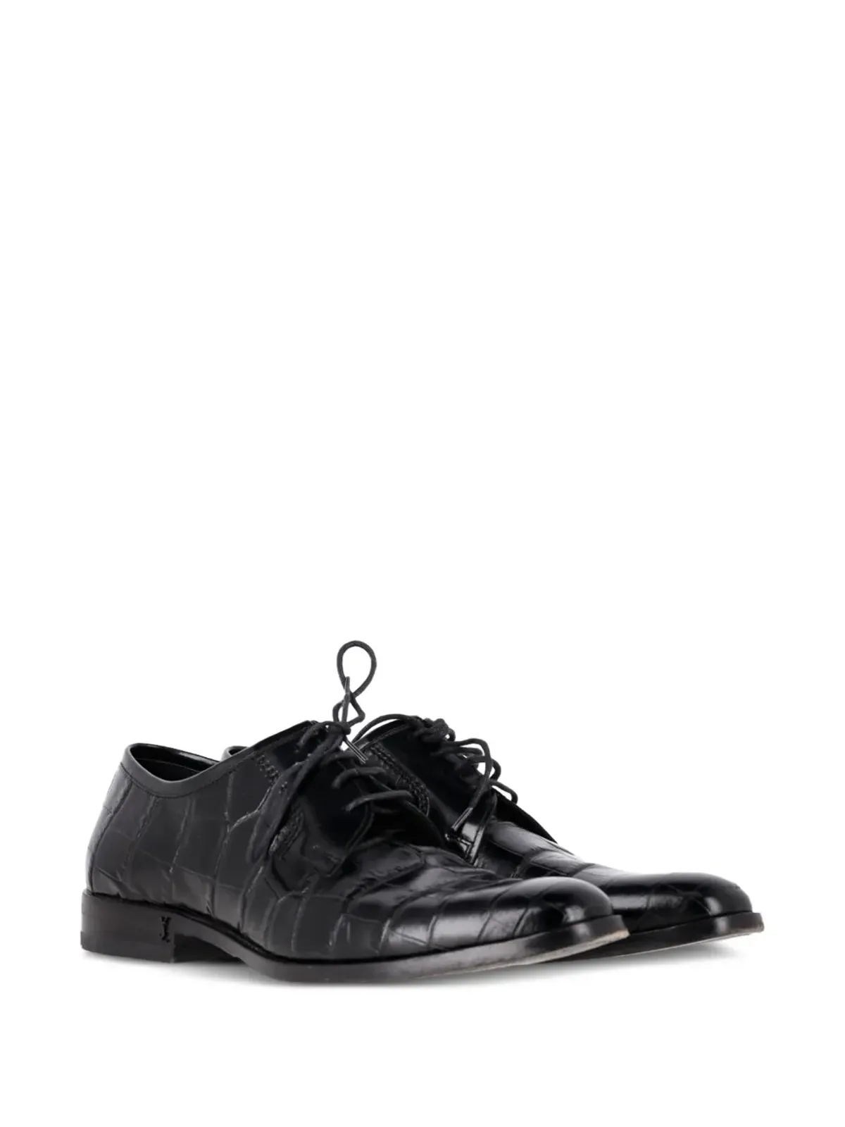 Saint Laurent Pre-Owned レースアップ・ダービーシューズ - 画像2