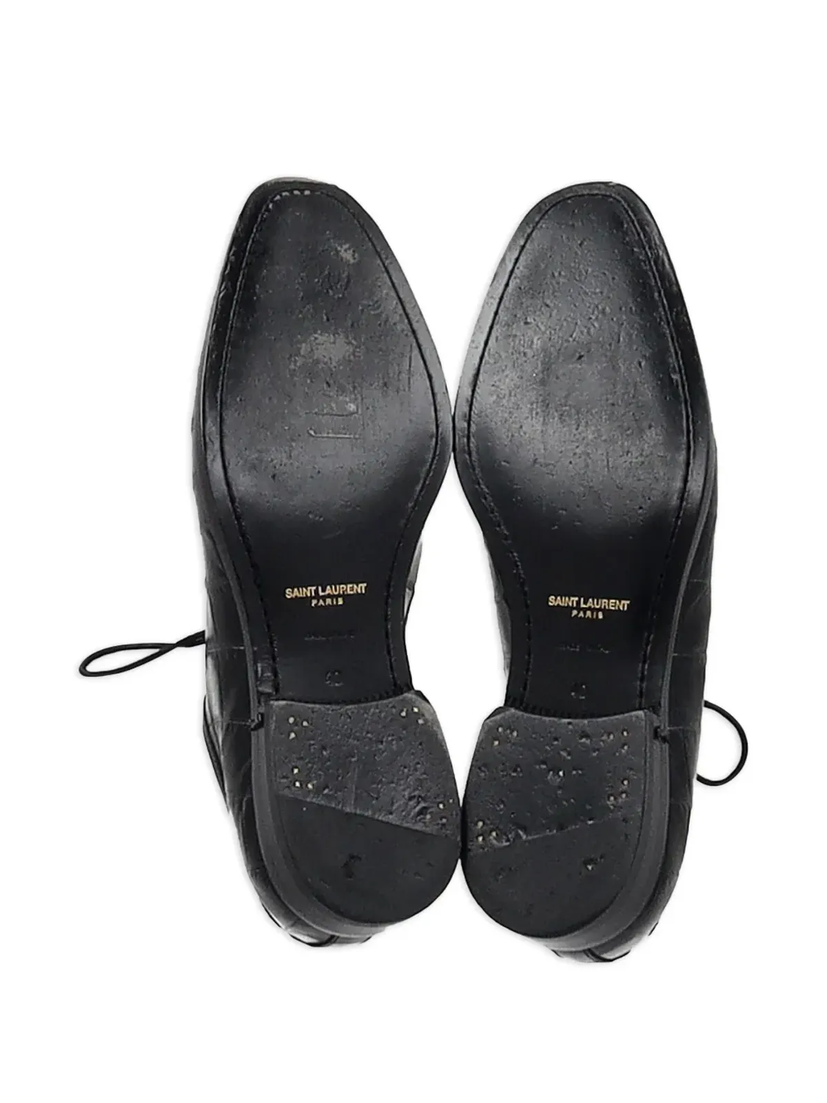 Saint Laurent Pre-Owned レースアップ・ダービーシューズ - 画像4