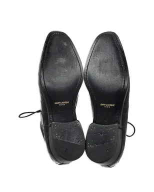 Saint Laurent Pre-Owned レースアップ・ダービーシューズ - サムネイル4
