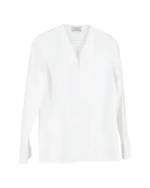 Lanvin Pre-Owned Vネック長袖ブラウス - サムネイル1