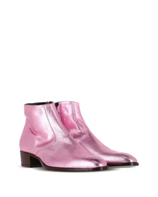 Saint Laurent Pre-Owned アーモンドトゥ アンクルブーツ - サムネイル2