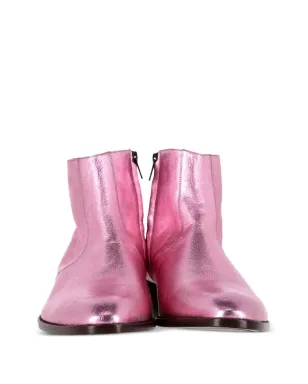 Saint Laurent Pre-Owned アーモンドトゥ アンクルブーツ - サムネイル4