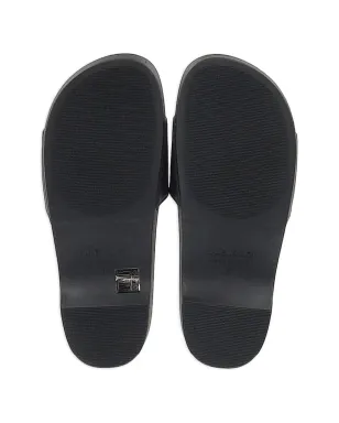 Balenciaga Pre-Owned ロゴモールドフットベッド・スライド - サムネイル5