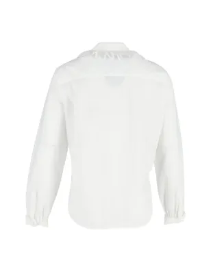 Chloé Vintage ブロderie-anglaise フリルシャツ - サムネイル2