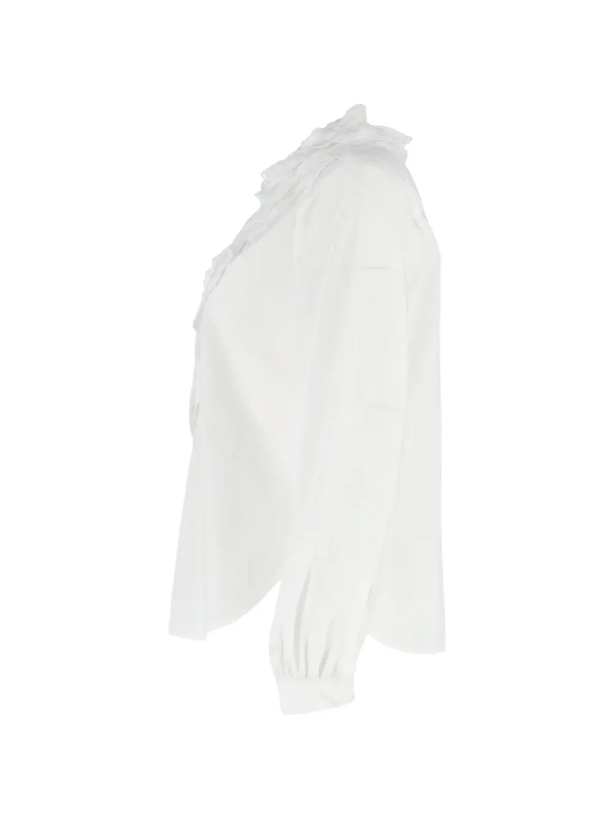 Chloé Vintage ブロderie-anglaise フリルシャツ - 画像3