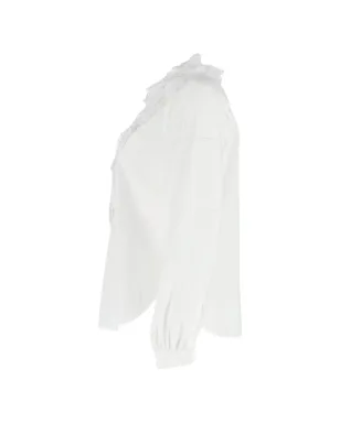Chloé Vintage ブロderie-anglaise フリルシャツ - サムネイル3