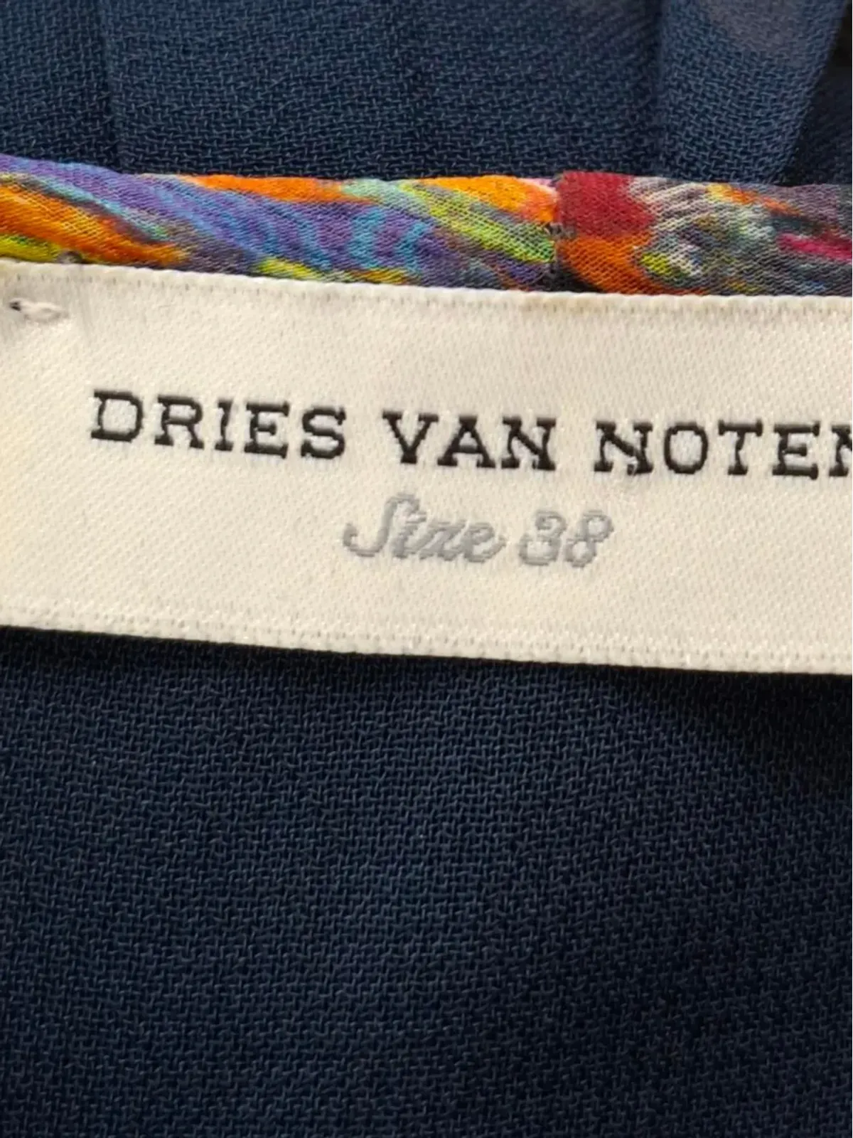 Dries Van Noten Pre-Owned プリーツアシンメトリードレス - 画像3