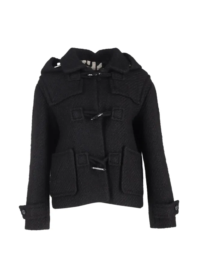 CHANEL Pre-Owned CHANEL Pre-Owned ツイードのフード付きジャケットの商品画像