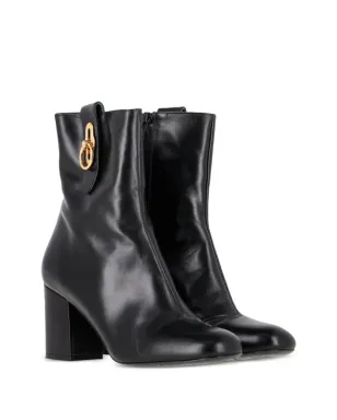 Mulberry Pre-Owned スクエアトゥ ハイヒール アンクルブーツ - サムネイル2
