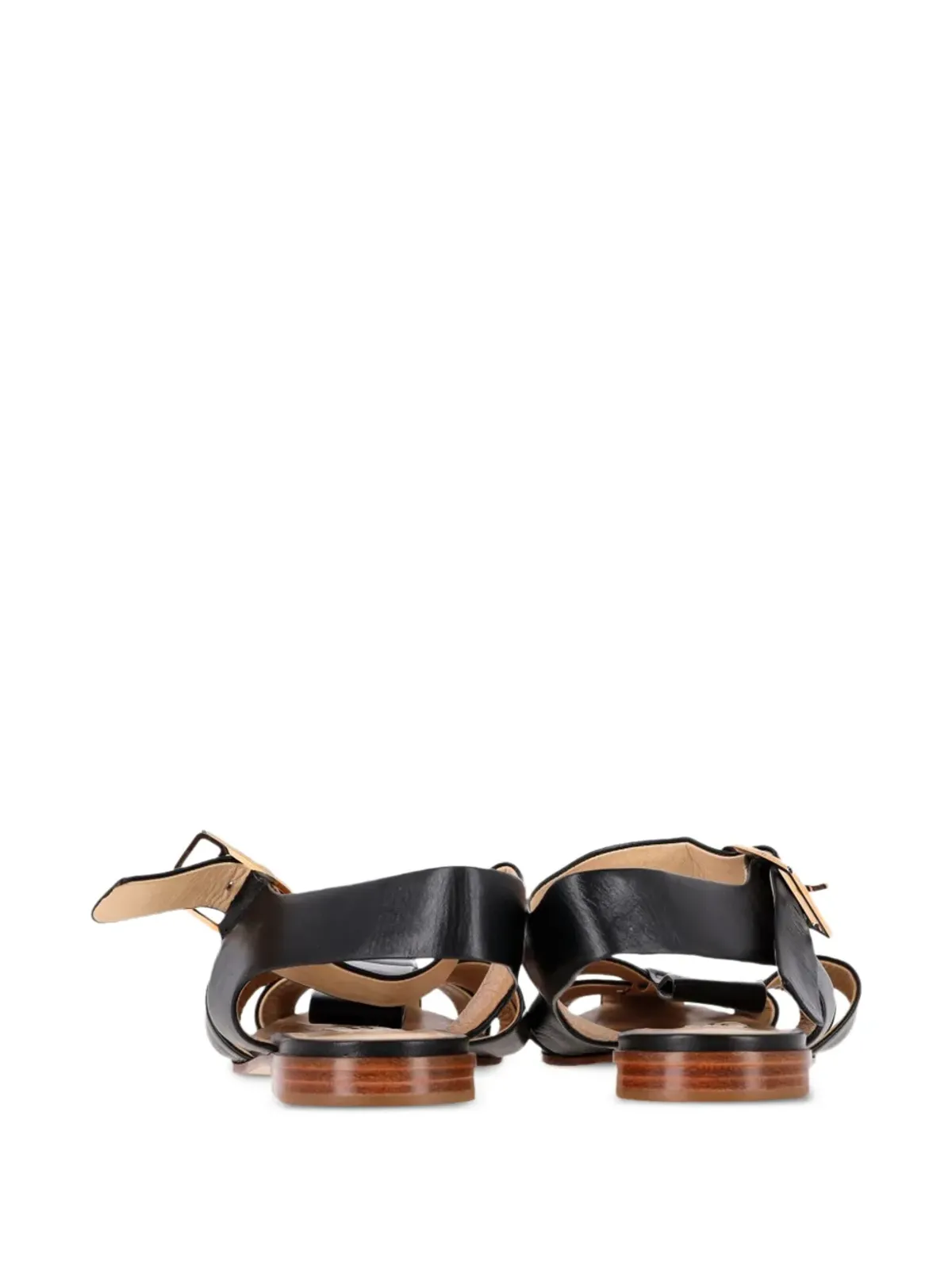 Gabriela Hearst レザー バックル サンダル - 画像5