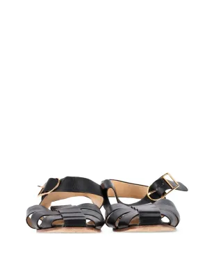 Gabriela Hearst レザー バックル サンダル - サムネイル4