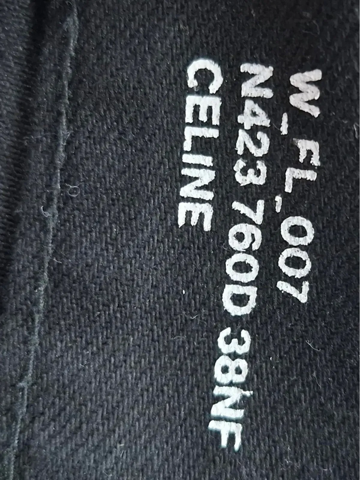 Celine Pre-Owned ストレートレッグ コットンジーンズ - ブラック - 画像3