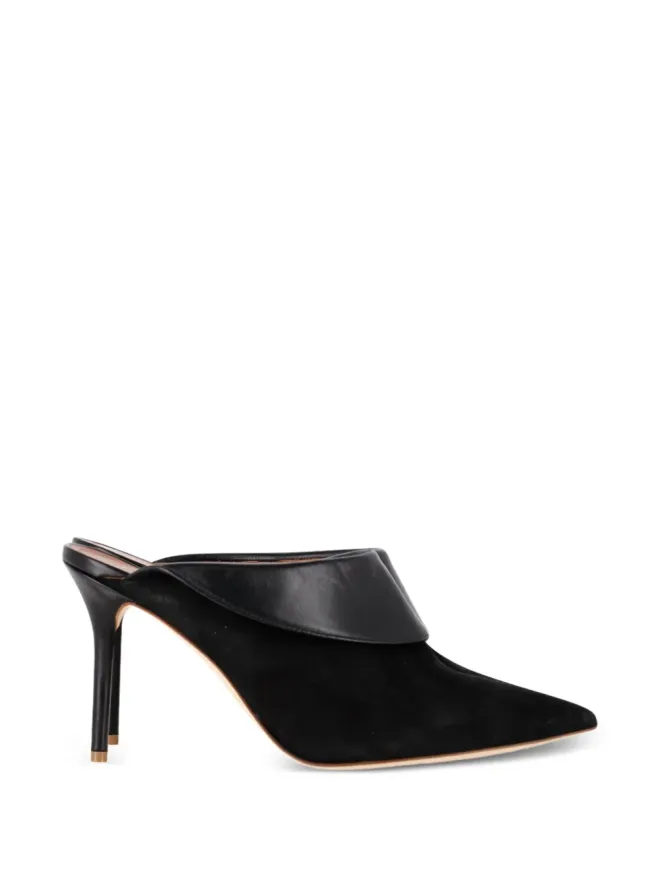 Malone Souliers Malone Souliers ポインテッドトゥ ヒール付きミュール - ブラックの商品画像