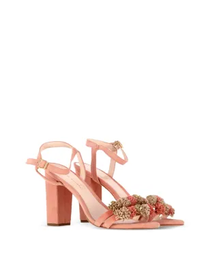Loeffler Randall 花柄アップリケ付きヒールサンダル - サムネイル2