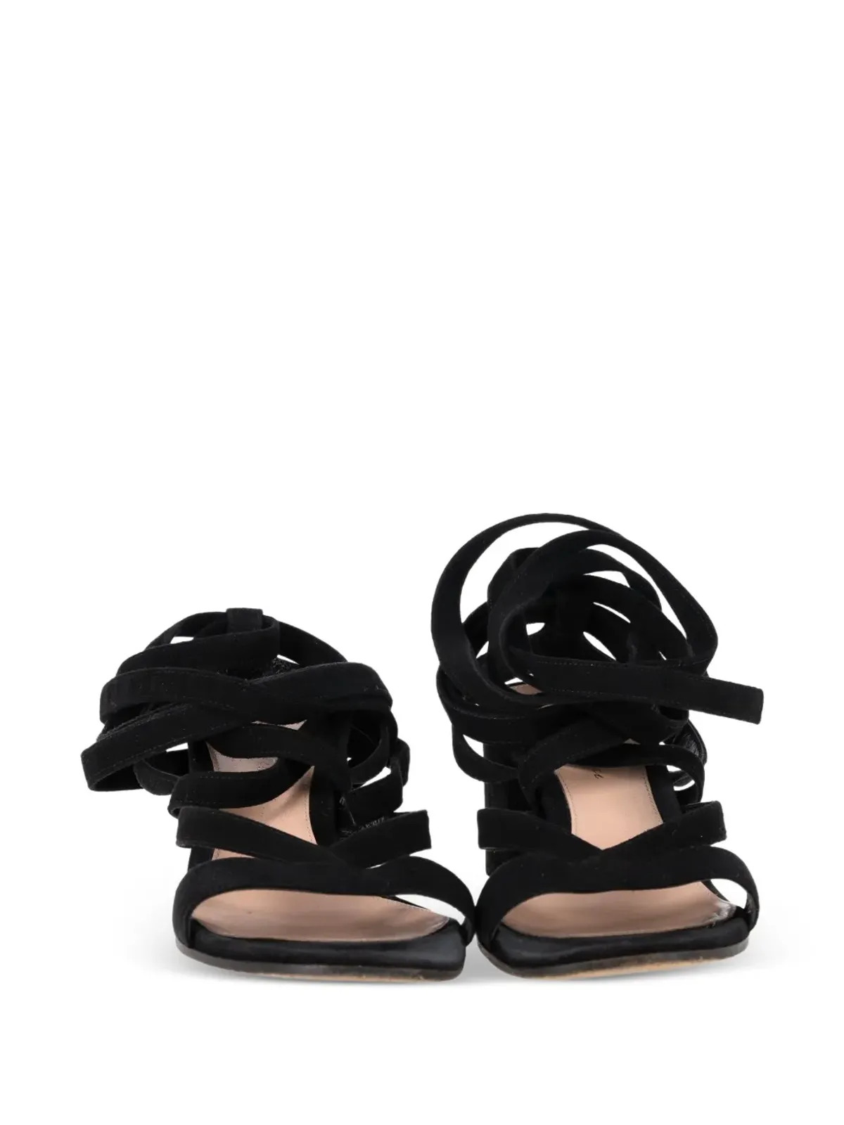 Gianvito Rossi ラップアラウンドアンクルタイサンダル - 画像5