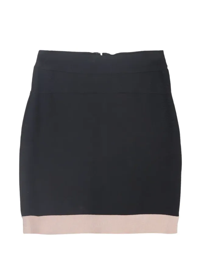 Herve Leger Hervé Léger ジップファスナー付きミニスカートの商品画像