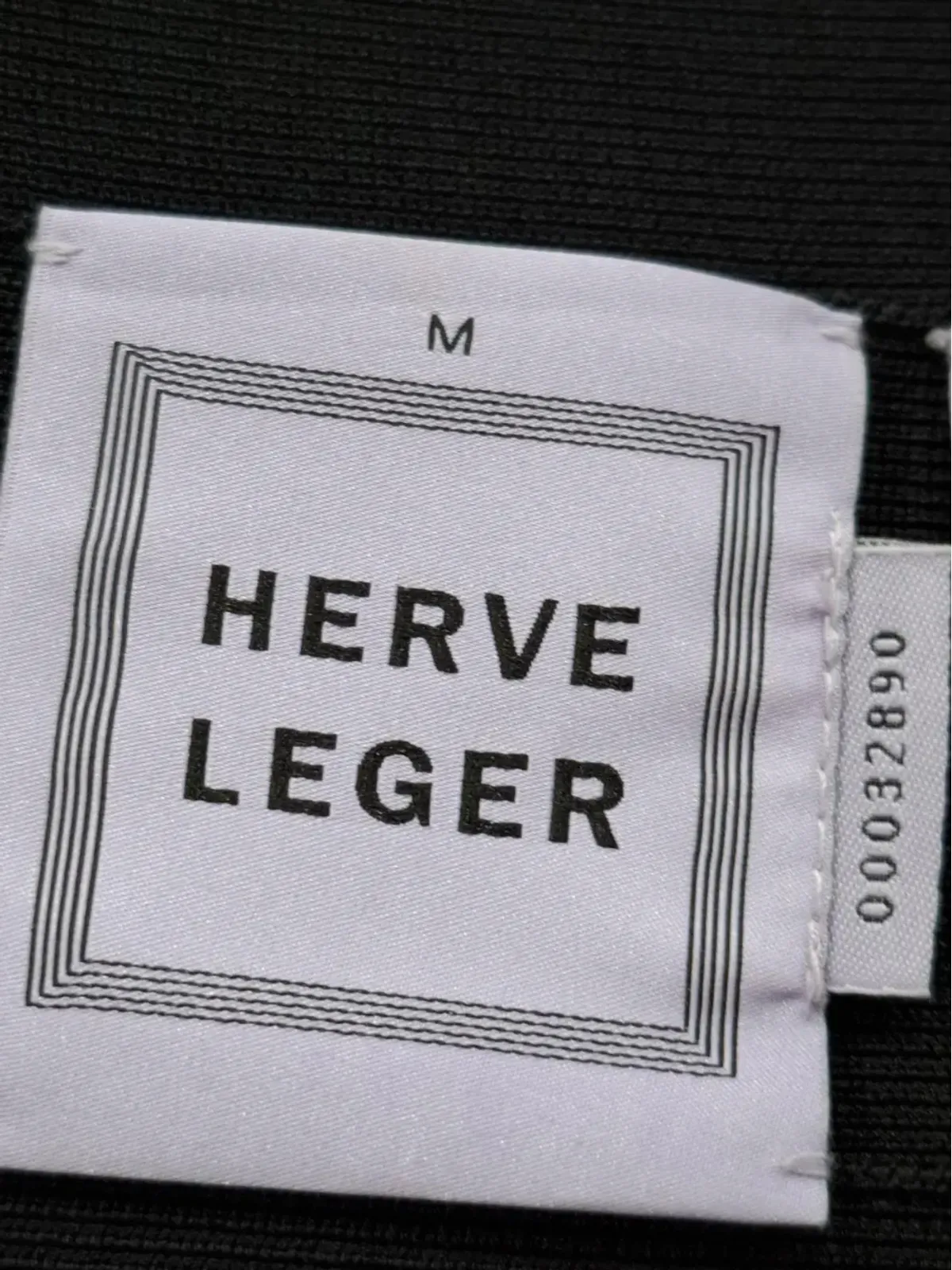Hervé Léger ジップファスナー付きミニスカート - 画像3