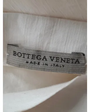 Bottega Veneta ビンテージ 片方の肩を露出するリネンミディドレス - サムネイル3