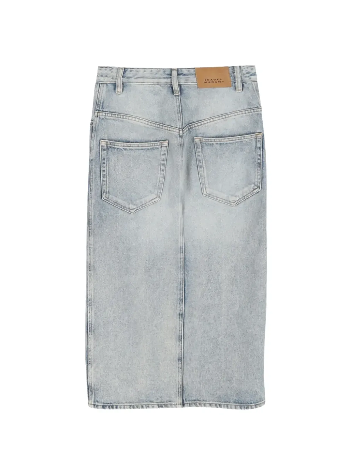 Isabel Marant Vintage デニム ミディスカート ボタン留め - ブルー - 画像2