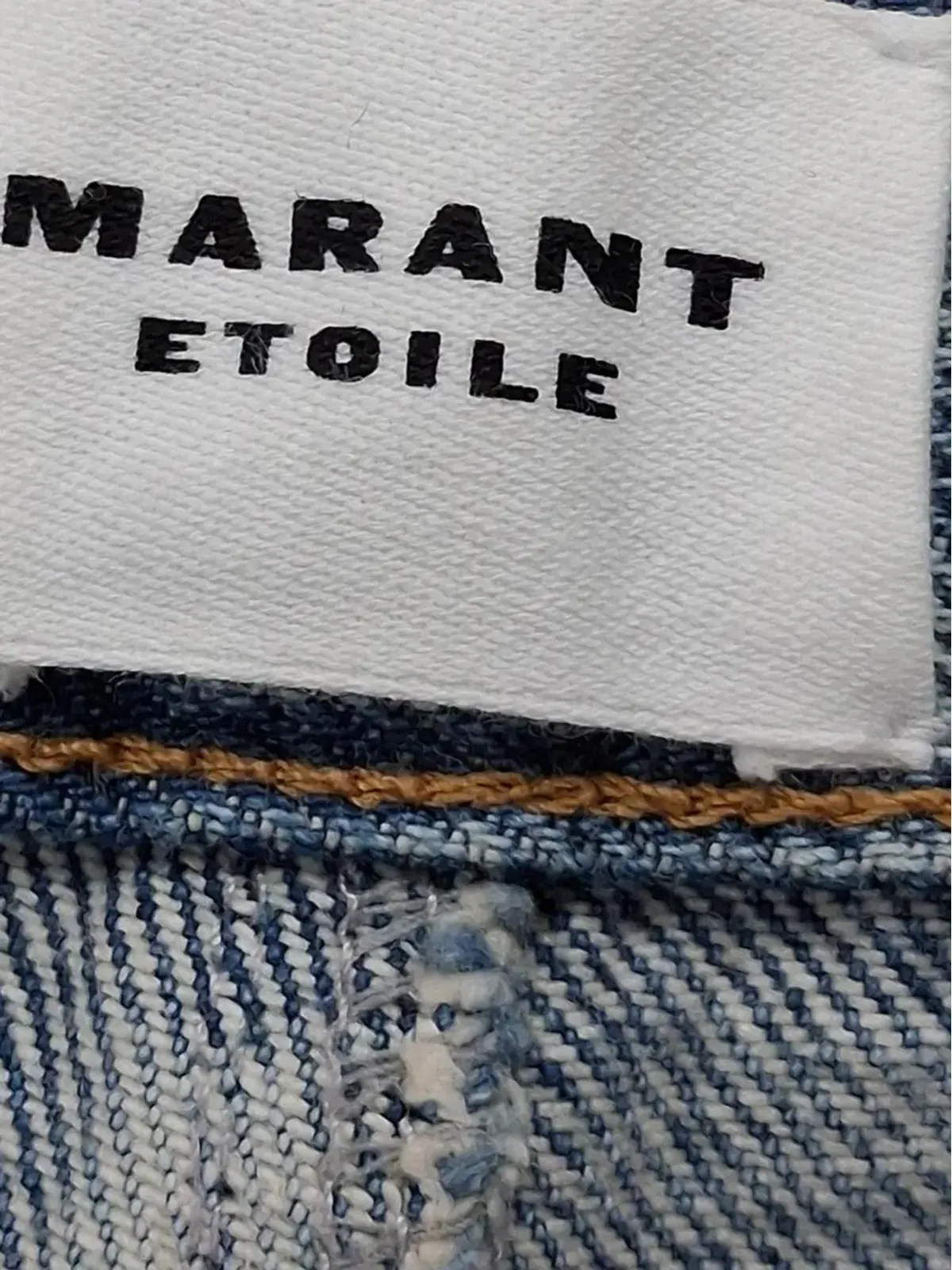Isabel Marant Vintage デニム ミディスカート ボタン留め - ブルー - 画像3