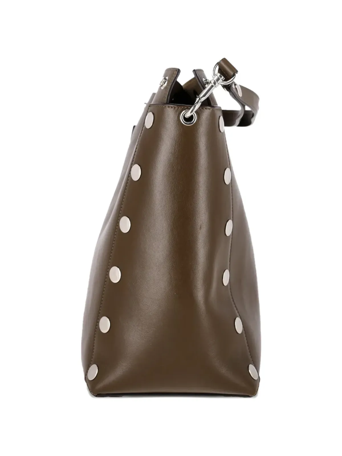 Mulberry Pre-Owned studded leather shoulder bag - Green - 画像3
