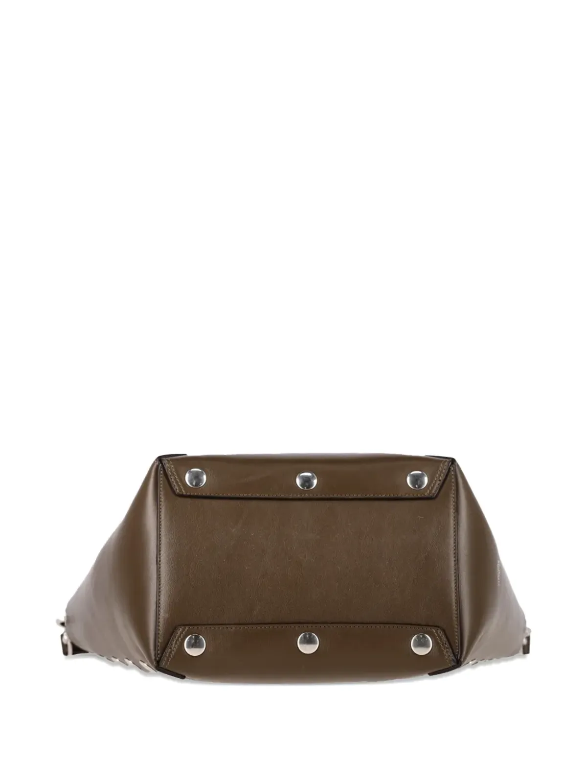 Mulberry Pre-Owned studded leather shoulder bag - Green - 画像4