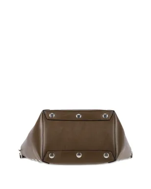 Mulberry Pre-Owned studded leather shoulder bag - Green - サムネイル4