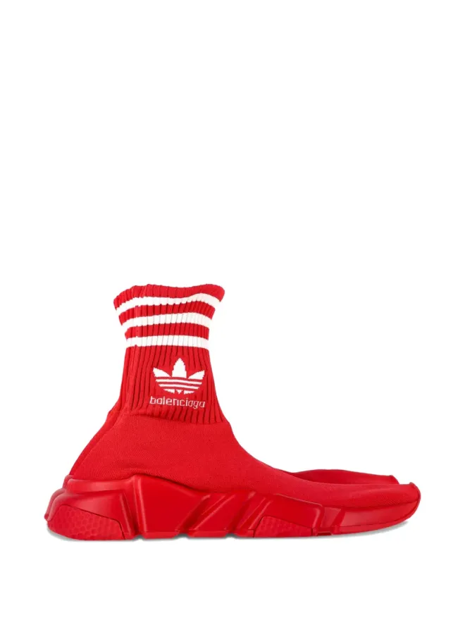 Balenciaga Pre-Owned Balenciaga Pre-Owned x Adidas ニットスピード3.0スニーカー - レッドの商品画像