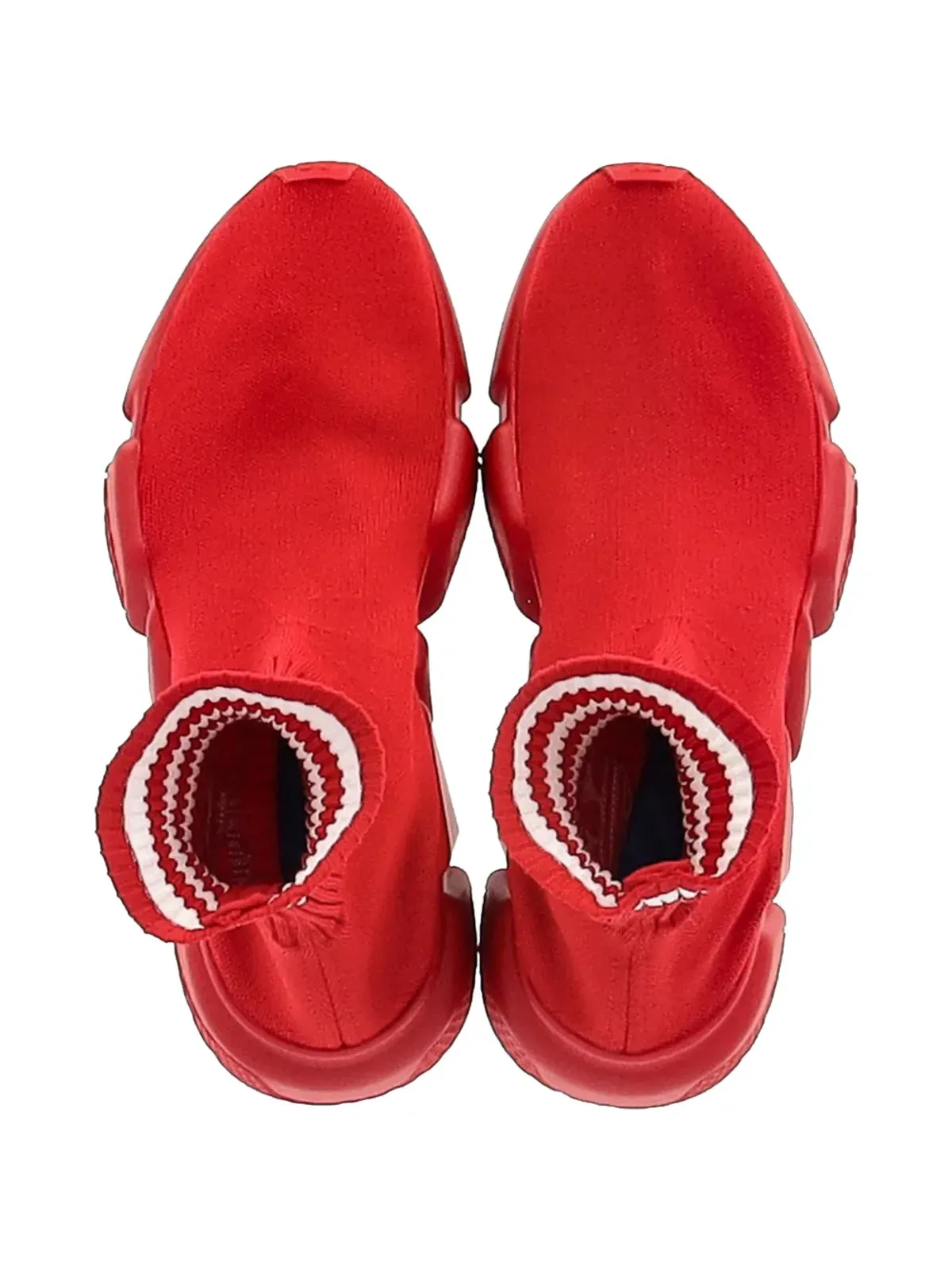 Balenciaga Pre-Owned x Adidas ニットスピード3.0スニーカー - レッド - 画像3